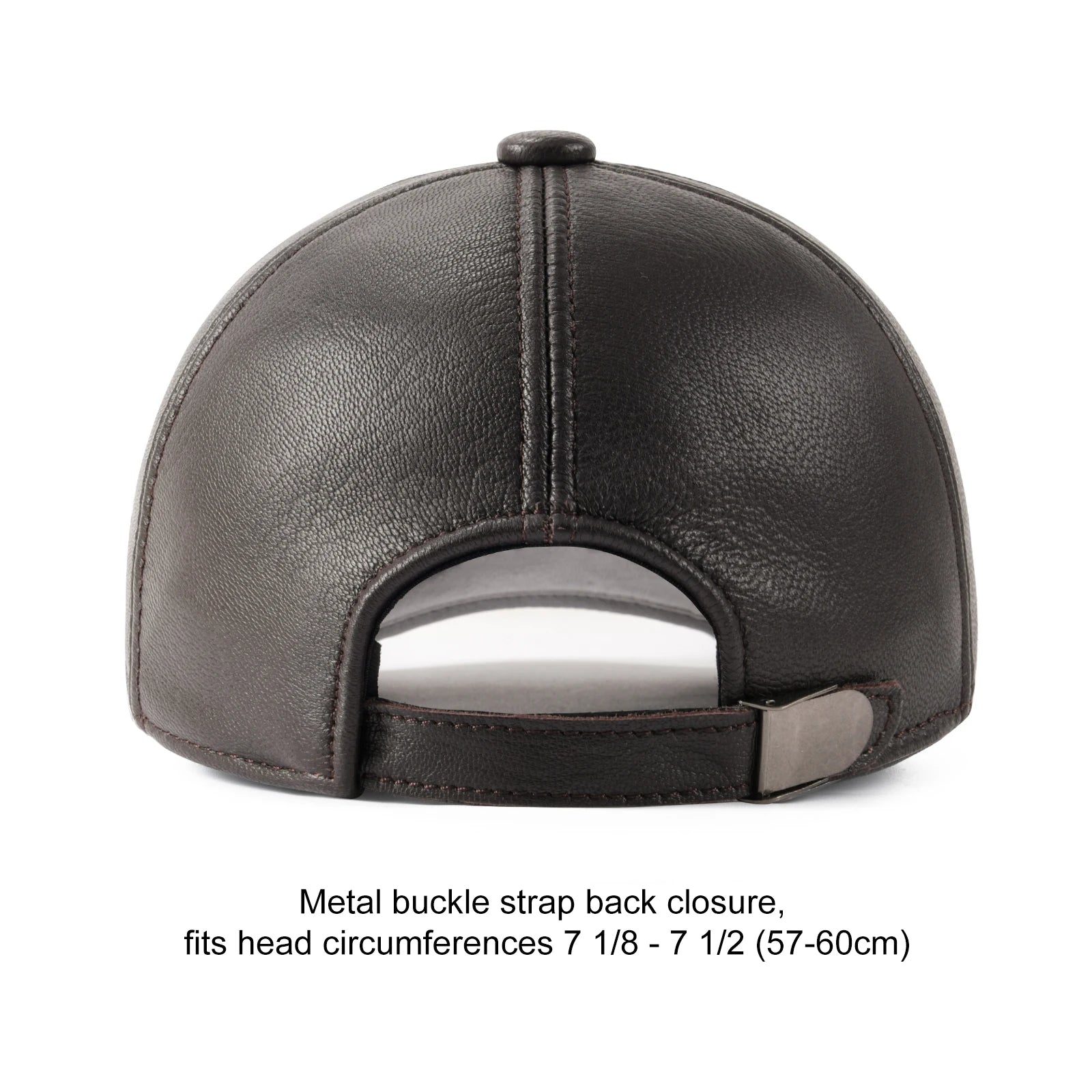 CowLost | feinion-genuine-leather-unisex-baseball-cap |3