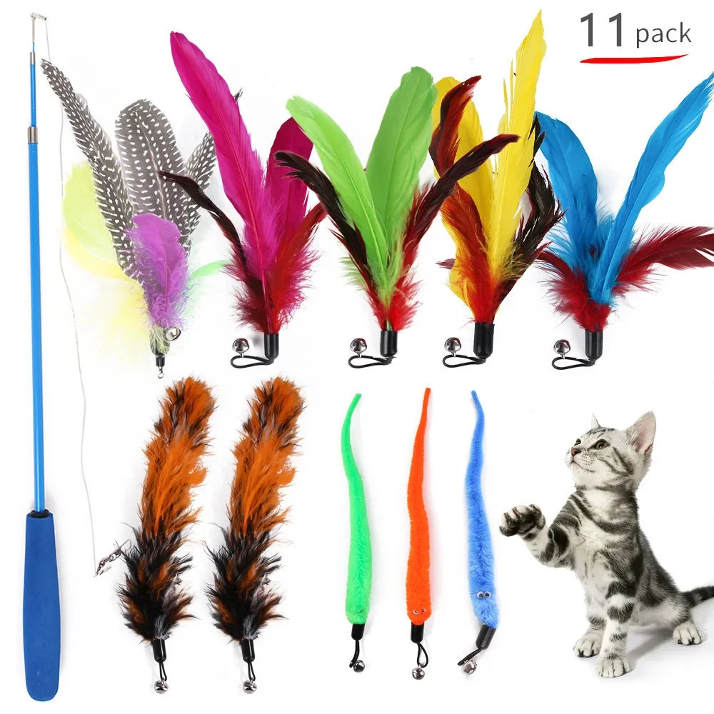 CowLost | cat-treats-cat-toys-mouse-shape-balls-and-foldable-play-tunnel |3