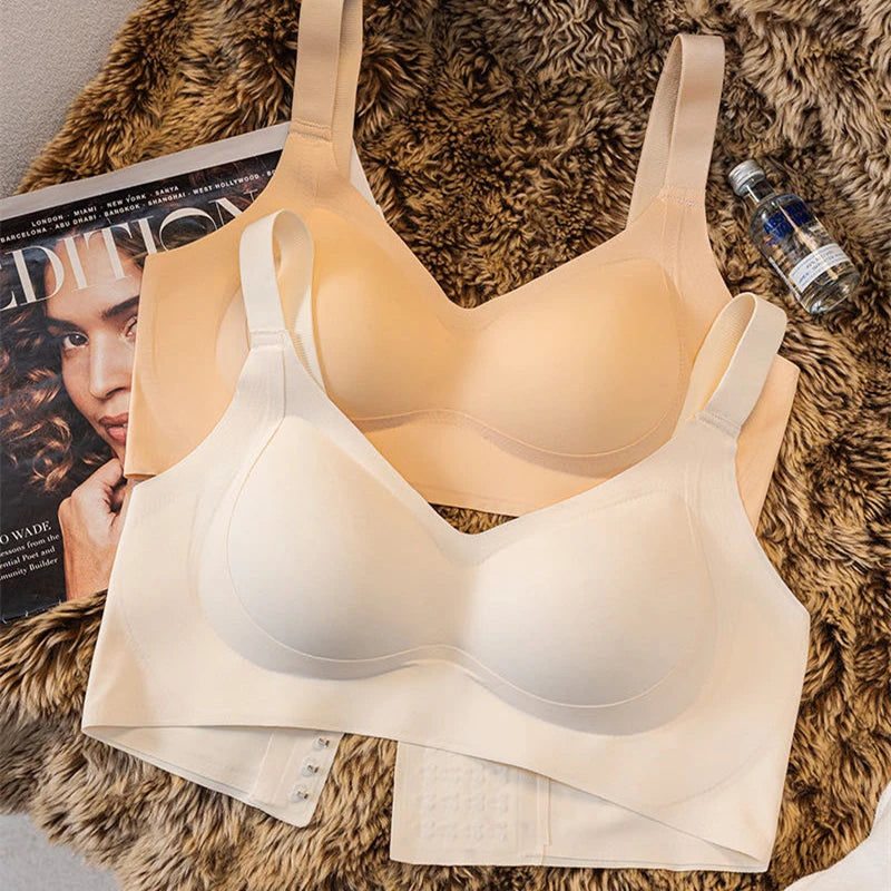 CowLost | high-quality-traceless-womens-bra-lifting-small-breasts-gathered-yoga-underwear-no-steel-rings-prevent-sagging-comfortable-fit |2