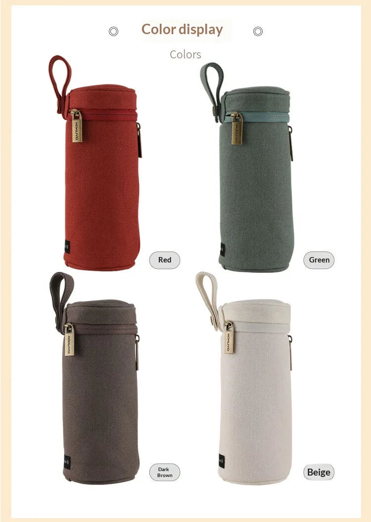 CowLost | product_id-kokuyo-stand-cylinder-pencil-case-1m-pure-series-upright-pen-holder-minimalist-desktop-organizer |1