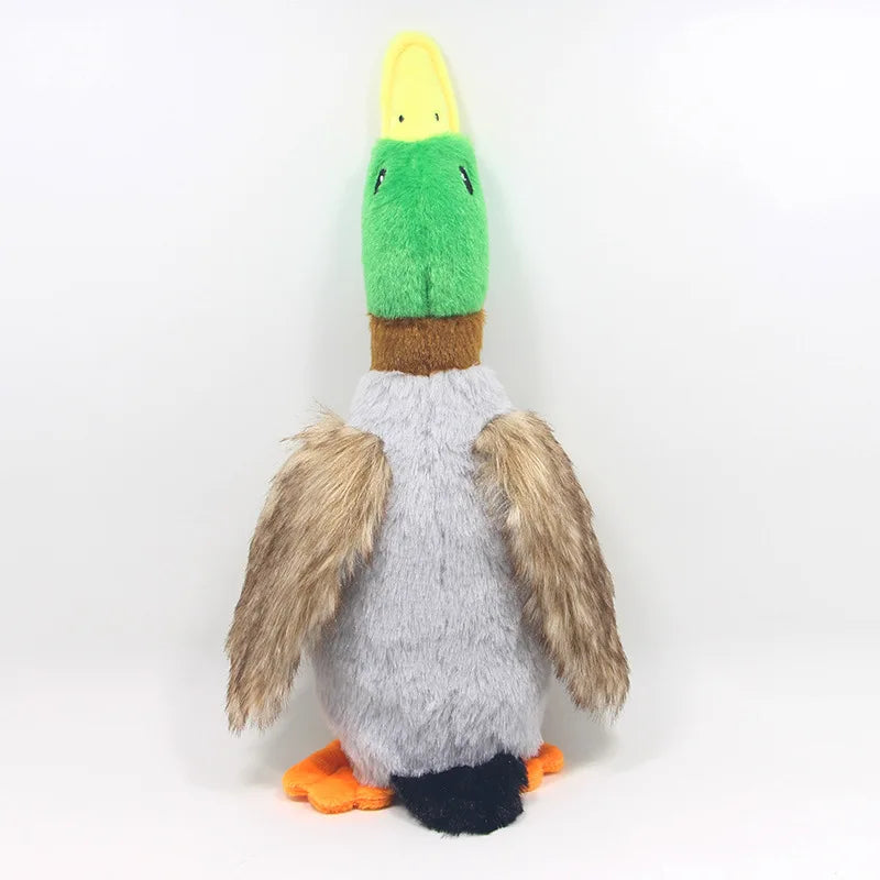 CowLost | dog-kennel-run-accessories-plush-duck-squeaky-dog-chew-toy |22