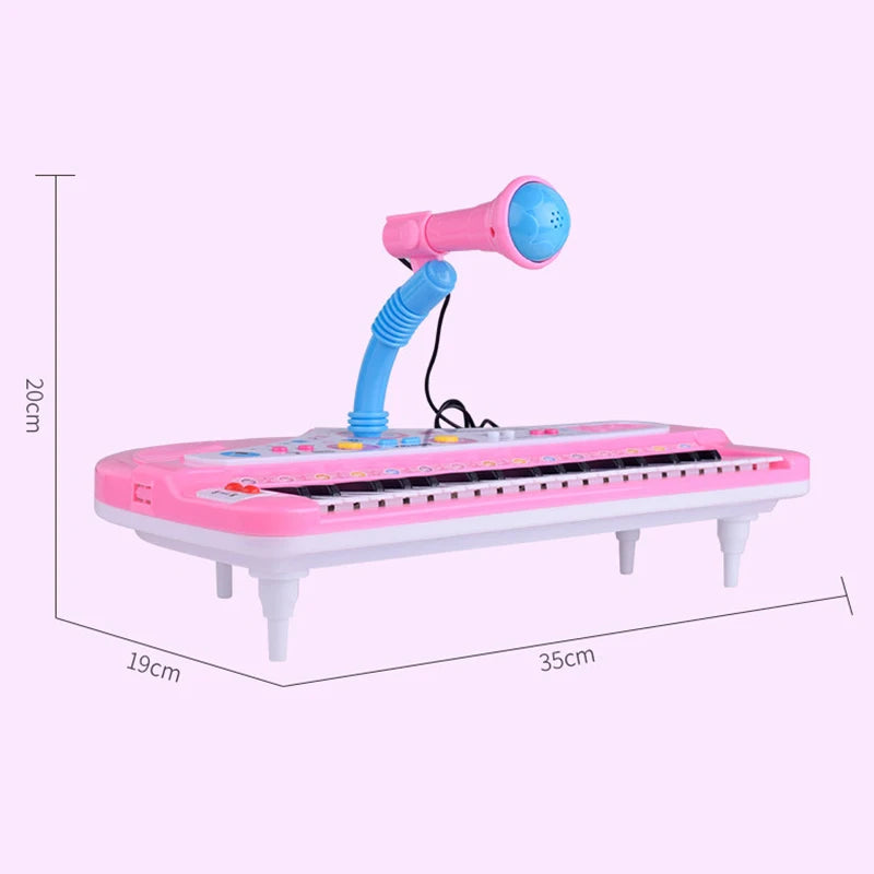 CowLost | product_id-37-key-kids-electronic-piano-keyboard-with-microphone-educational-toy-gift |25