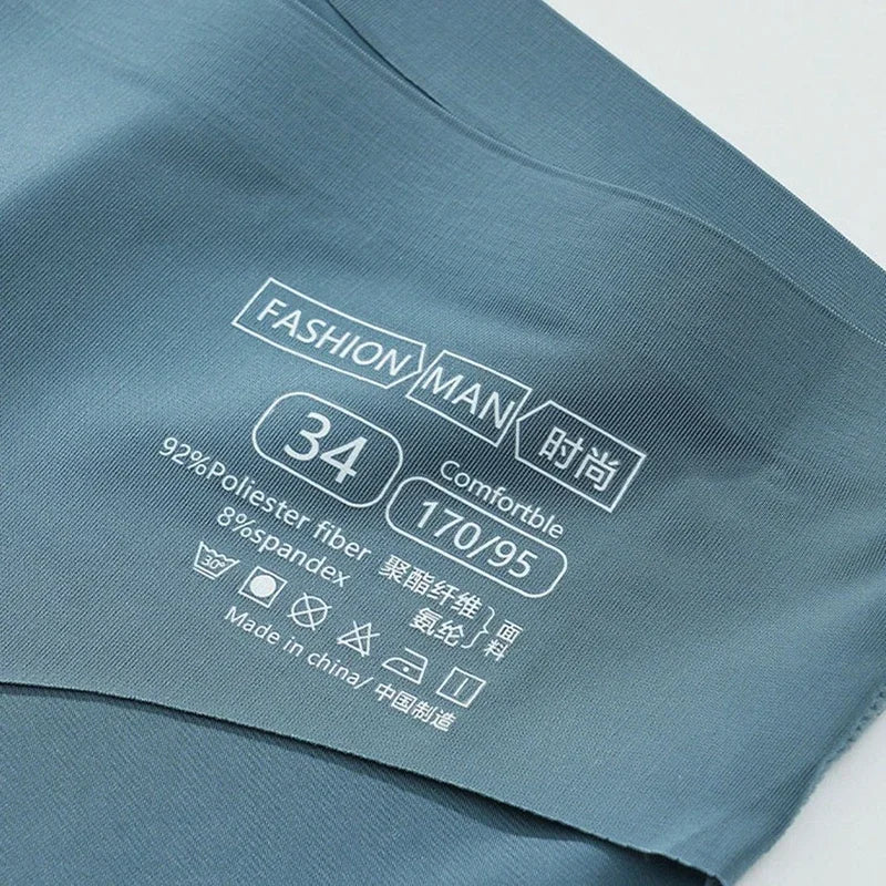 CowLost | mens-ice-silk-seamless-briefs-summer-ultra-thin-panty-transparent-sexy |5