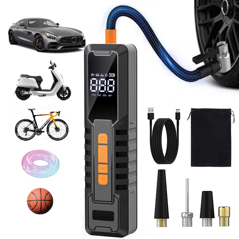 CowLost | product_id-portable-150psi-air-compressor-pump-with-auto-shut-off-for-car-bike-motorcycle-and-balls |18