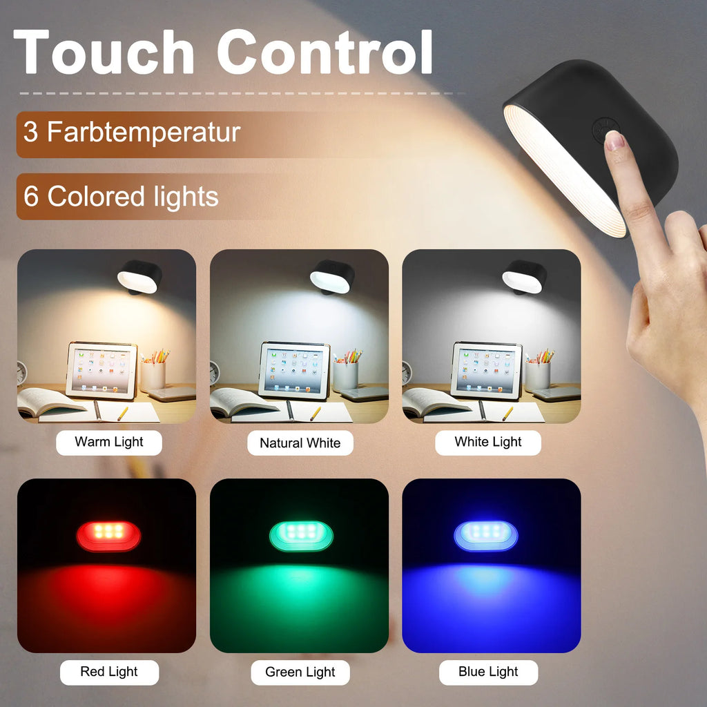 CowLost | product_id-magnetic-rechargeable-round-led-wall-light-with-360-rotation-touch-remote-control |4