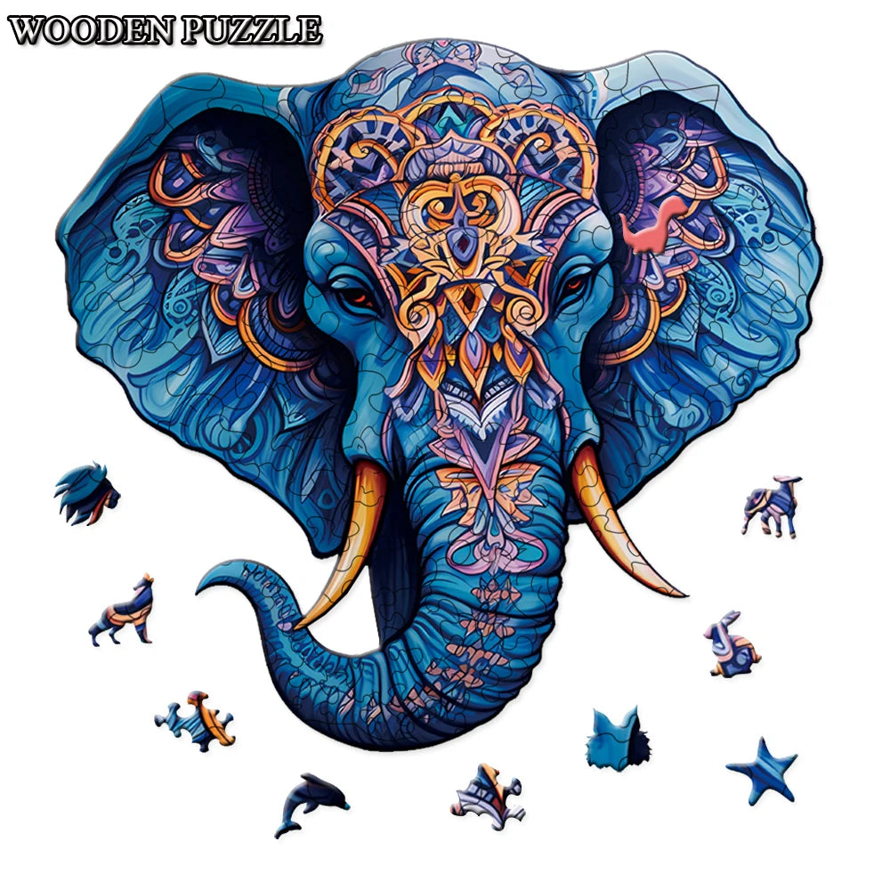 CowLost | product_id-wooden-elephant-jigsaw-puzzle-difficult-decompression-toy-gift-for-adults-and-kids |5