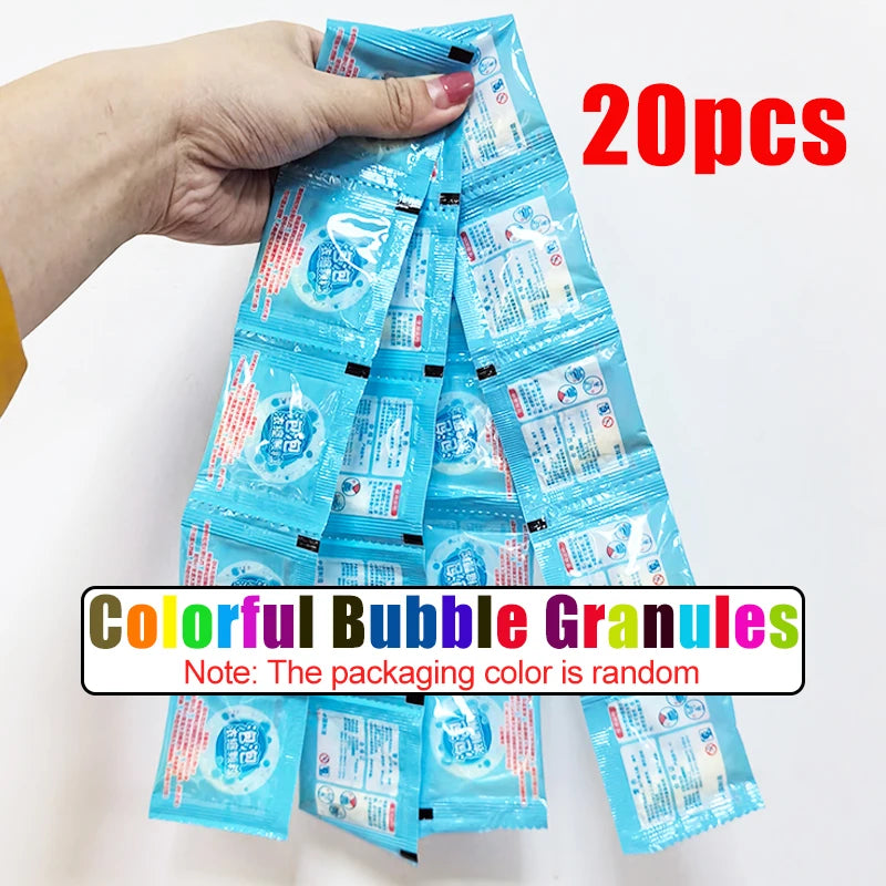 Automatic Bubble Gun Rocket Blower with Bubble Liquid Toy for Kids Outdoor Beach Gifts