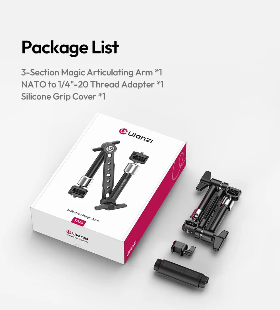 CowLost | ulanzi-ta10-3-section-articulating-arm-magic-arm-for-camera |20
