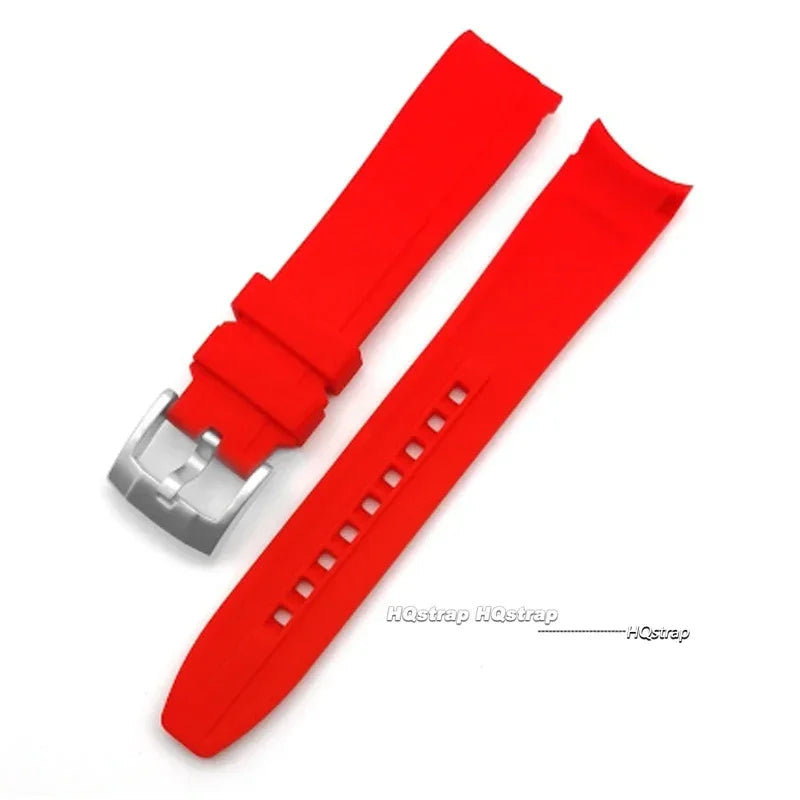 CowLost | product_id-curved-end-waterproof-silicone-rubber-watch-strap-for-citizen-swatch-rolex-20mm-22mm |29