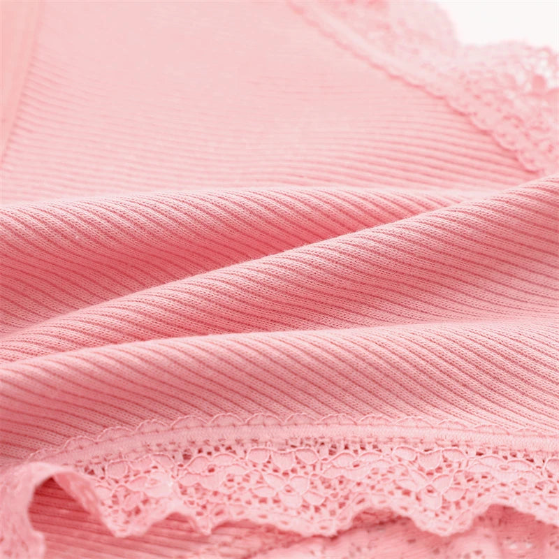 CowLost | activewear-pants-finetoo-4pcs-women-s-cotton-striped-lace-briefs |19