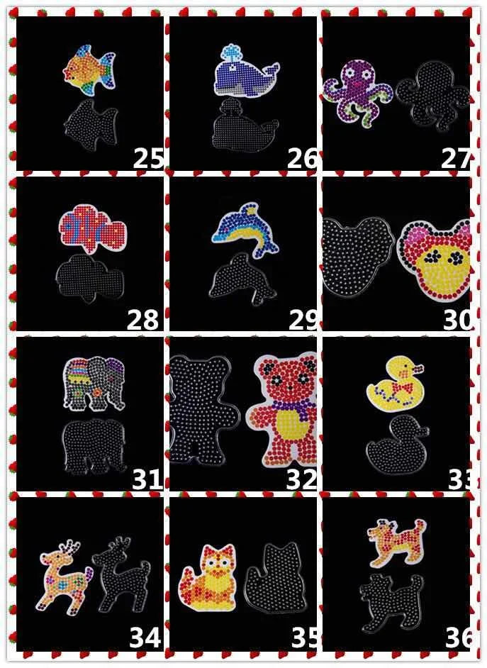 5mm Hama Beads Transparent Plastic Stencil Template Jigsaw Puzzle Pegboard