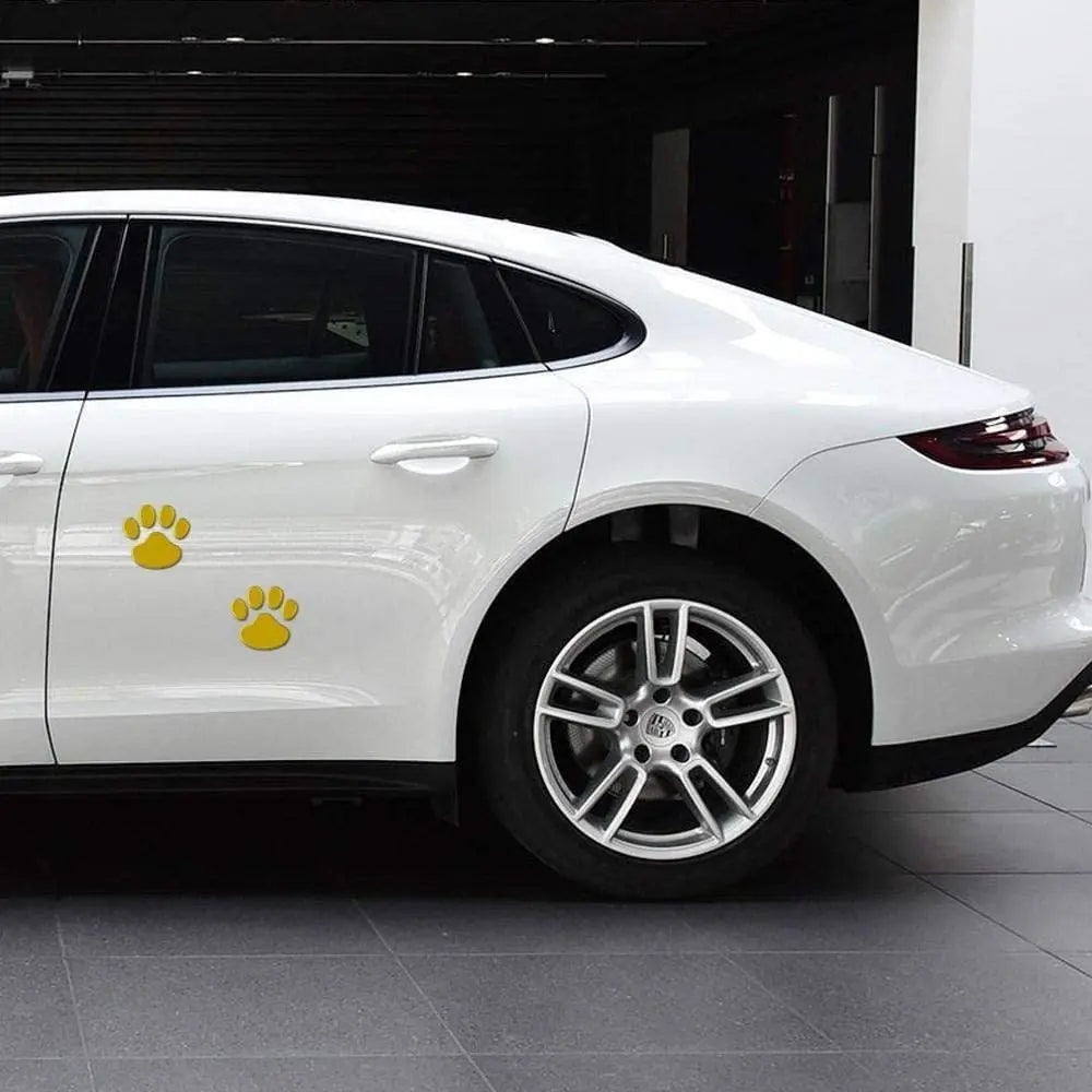 CowLost | vehicle-parts-accessories-2pcs-3d-car-stickers-paw-footprint-animal-claw-design |7