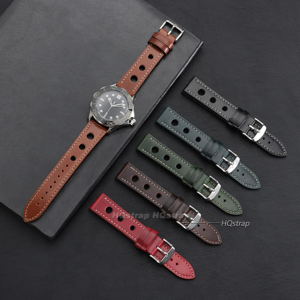 CowLost | product_id-vintage-genuine-oil-wax-cowhide-leather-watch-strap-20mm-22mm-with-pin-buckle-unisex |2