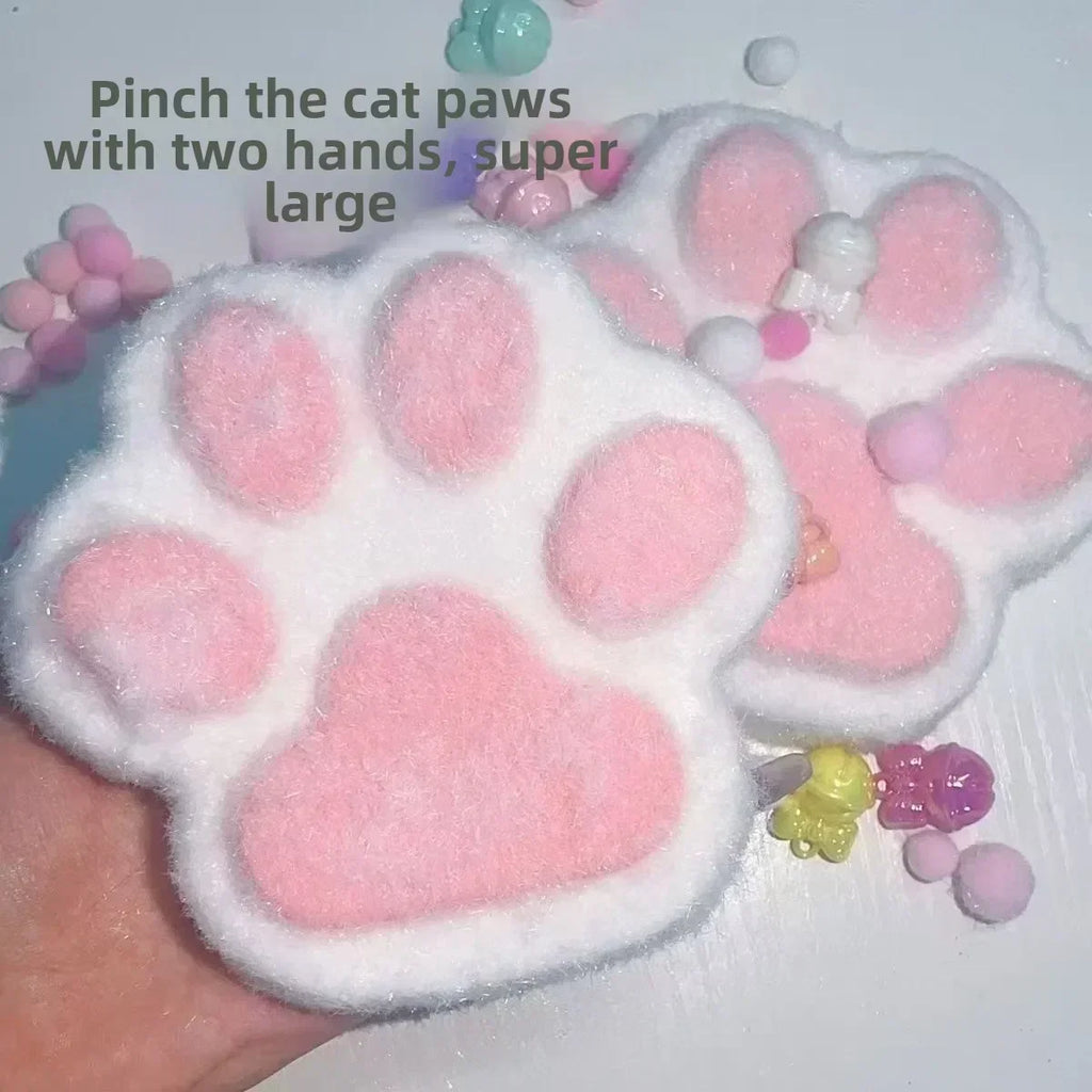 14cm Large Cat Paw Squishy Fidget Stress Relief Toy Slow Rebound Decompression Pinch Squeeze