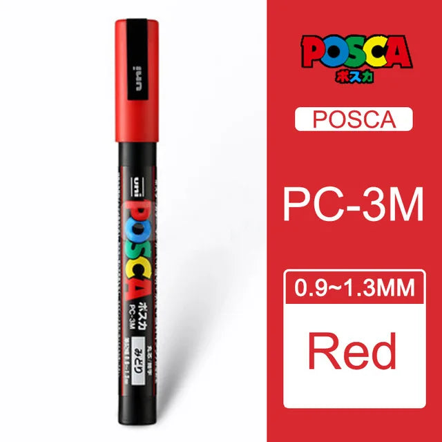 CowLost | product_id-uni-posca-pc-1m-3m-5m-multi-color-acrylic-permanent-marker-for-fabric-rock-metal-pop-posters-graffiti |62