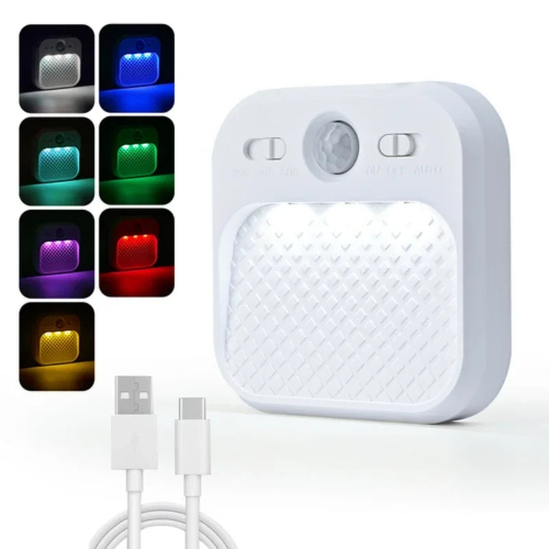 CowLost | product_id-rgb-usb-rechargeable-magnetic-motion-sensor-led-night-light-for-bedroom-stairs-kitchen-cabinet |21