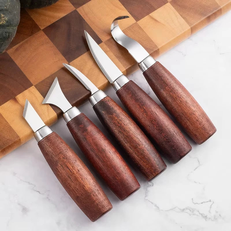 CowLost | product_id-5pcs-wood-carving-chisel-set-hand-tools-for-woodworking-diy |7