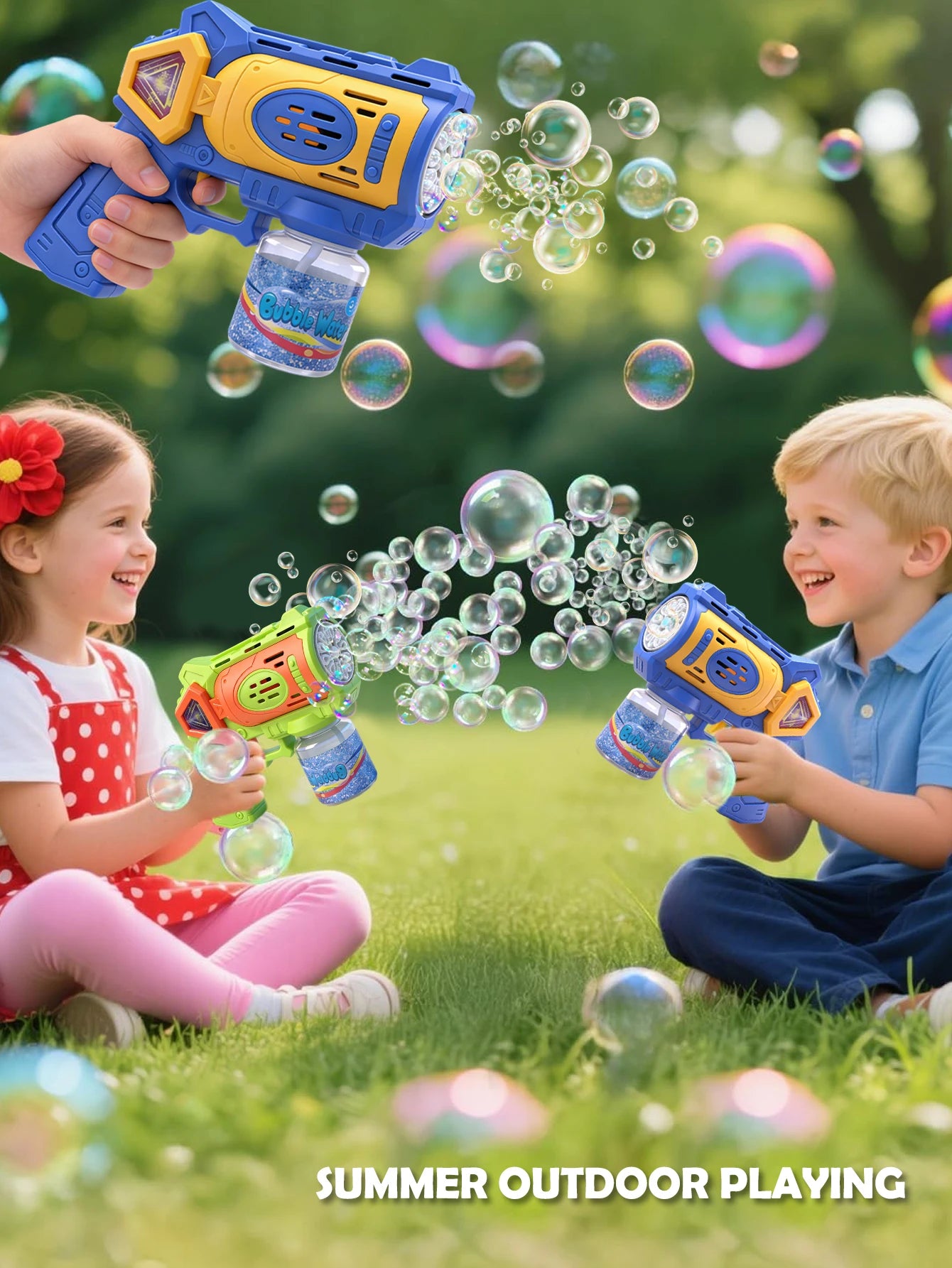 CowLost | product_id-electric-bubble-gun-toy-with-led-light-for-kids-outdoor-summer-game-no-bubble-liquid |9
