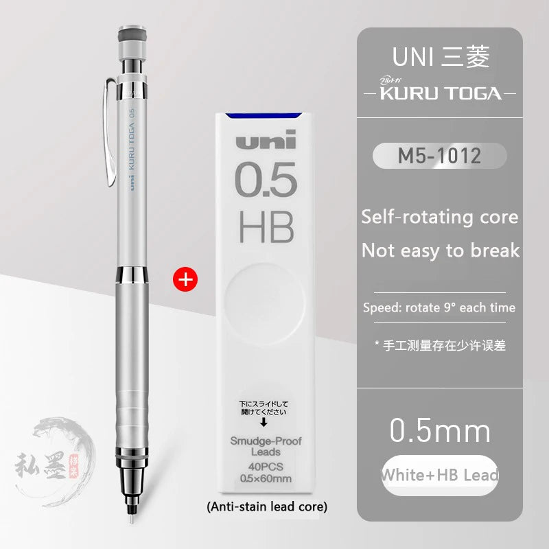 CowLost | product_id-uni-kuru-toga-m5-1017-1012-0-5mm-automatic-rotating-mechanical-pencil-with-metal-grip-genuine-japan |27