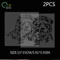 CowLost | personalized-hollow-out-lion-car-sticker |8