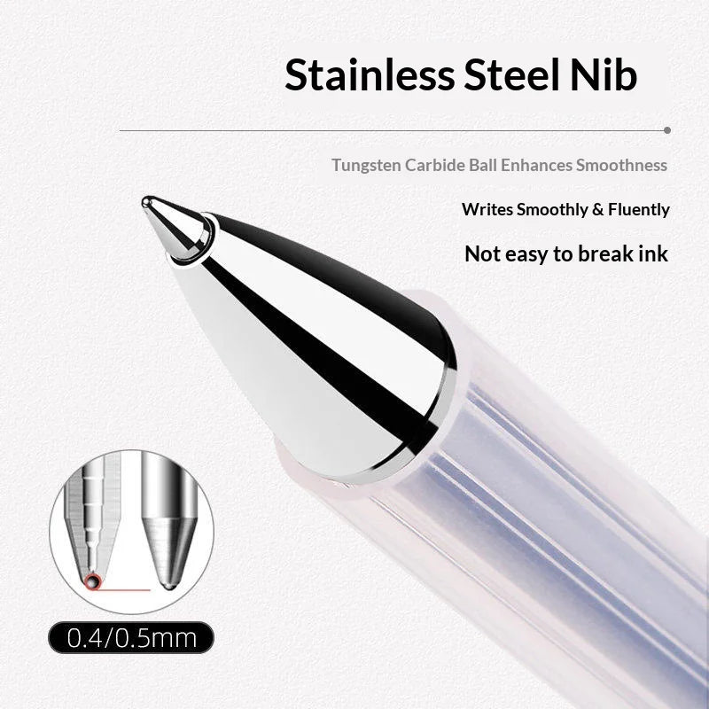 CowLost | product_id-zebra-jjz49-quick-dry-gel-pen-0-4-0-5mm-retractable-cushion-grip-transparent-design-for-exams-writing |5