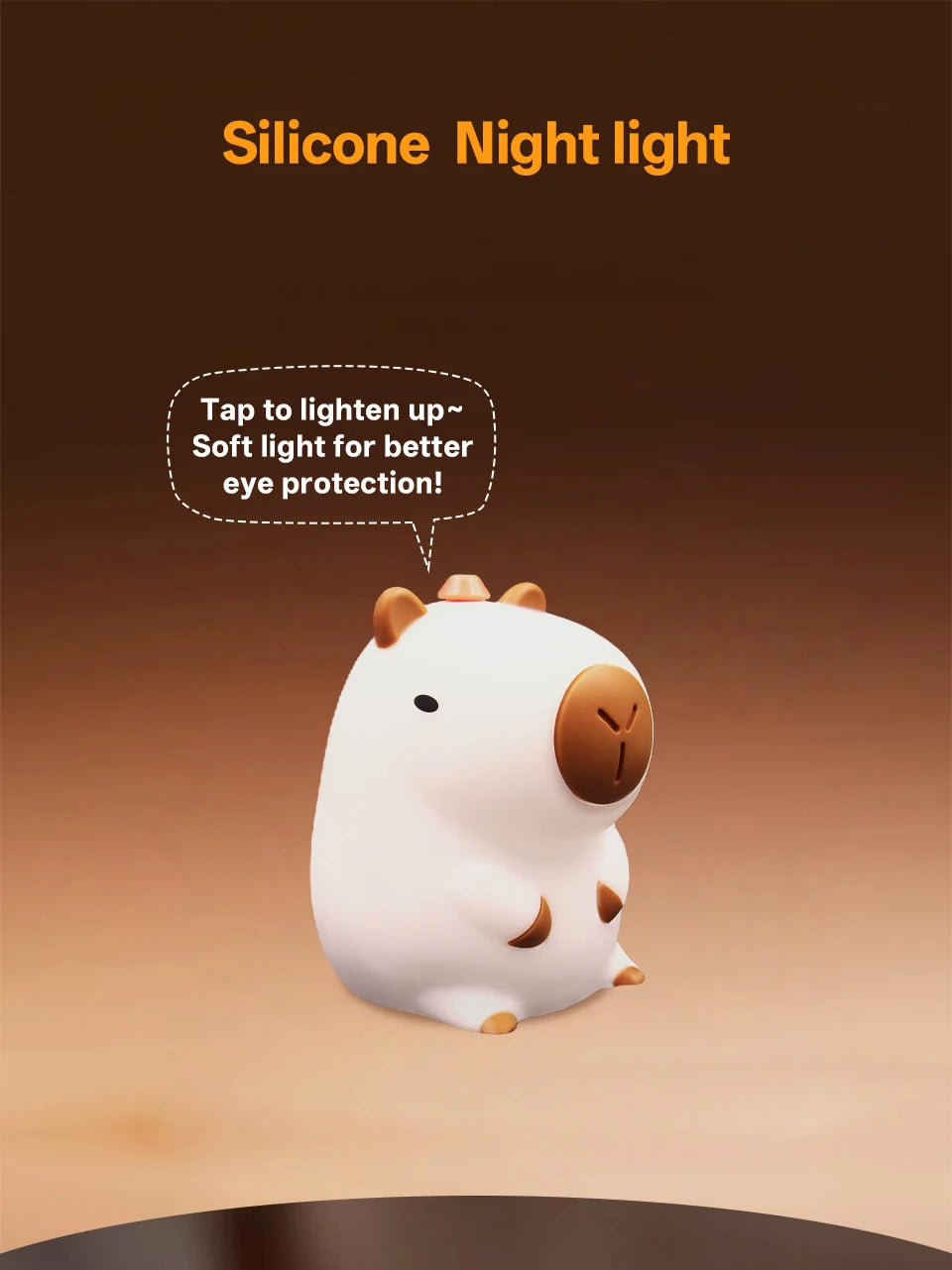 CowLost | product_id-ggbingo-rechargeable-dimmable-capybara-touch-night-light-for-kids-room |5