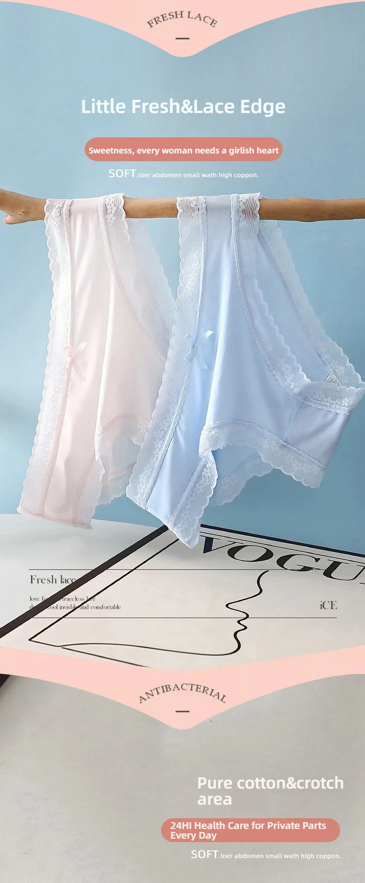 CowLost | activewear-pants-3pcs-seamless-ice-silk-lace-panties-set |17