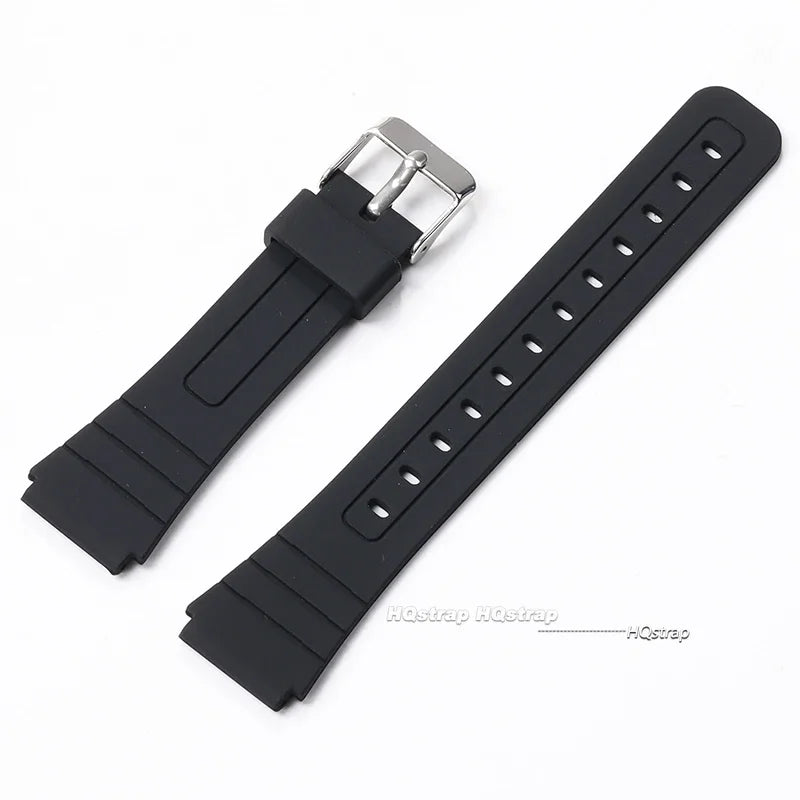 CowLost | bracelets-product_id-18mm-black-silicone-watch-strap-for-casio-w800h-sgw400-f91w-f84-f105-f108-a158-a168-ae1200-ae1300-sport-band |15