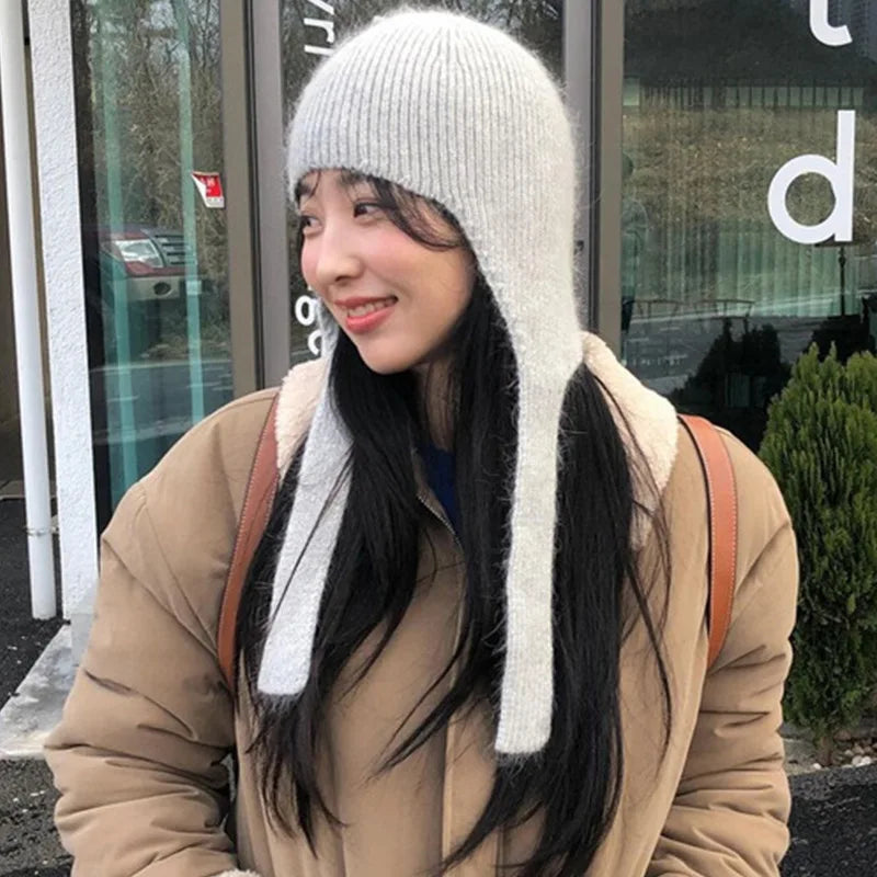 CowLost | knitted-ear-protection-hats-for-women-men-winter-warm-beanies-caps |1