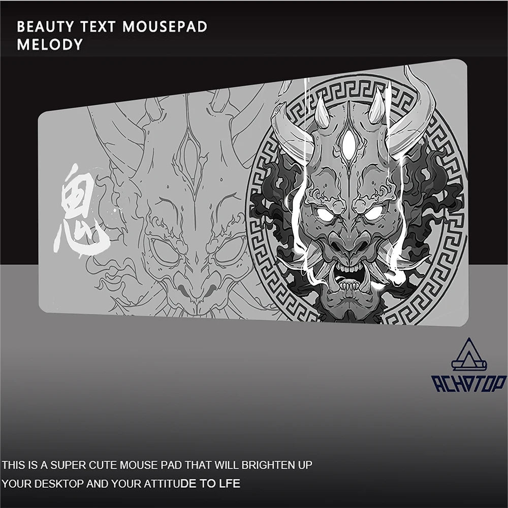 CowLost | uncategorized-japanese-style-oni-large-gaming-mousepad-900x400mm |20