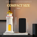 Wireless Rechargeable Motion Sensor Lighthouse Moon LED Night Light for Bedroom Decor