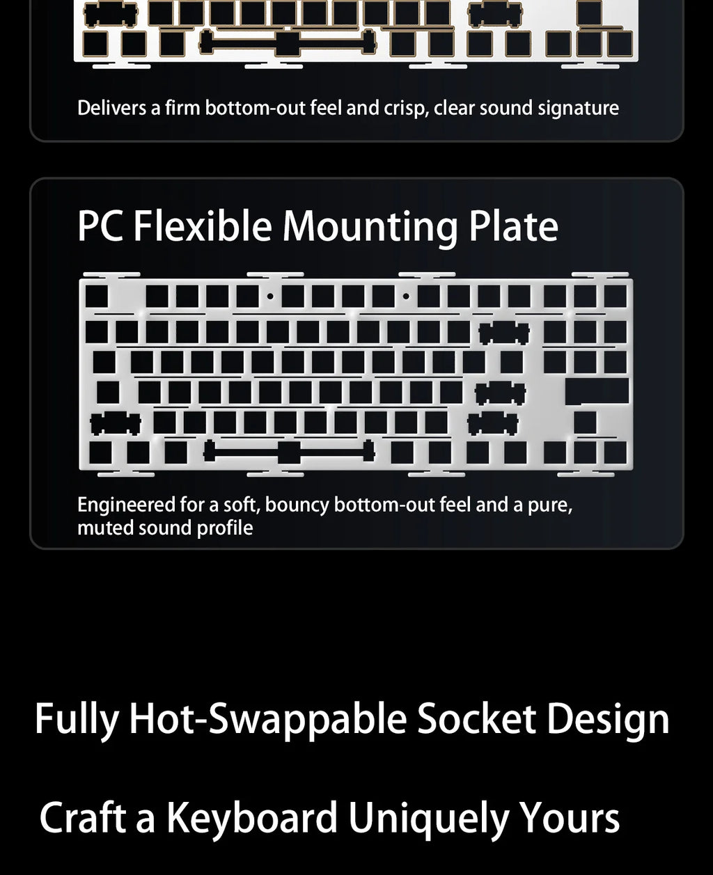 CowLost | aula-f87-pro-v2-mechanical-keyboard-3-modes-wireless-10000mah-long-battery-life |20