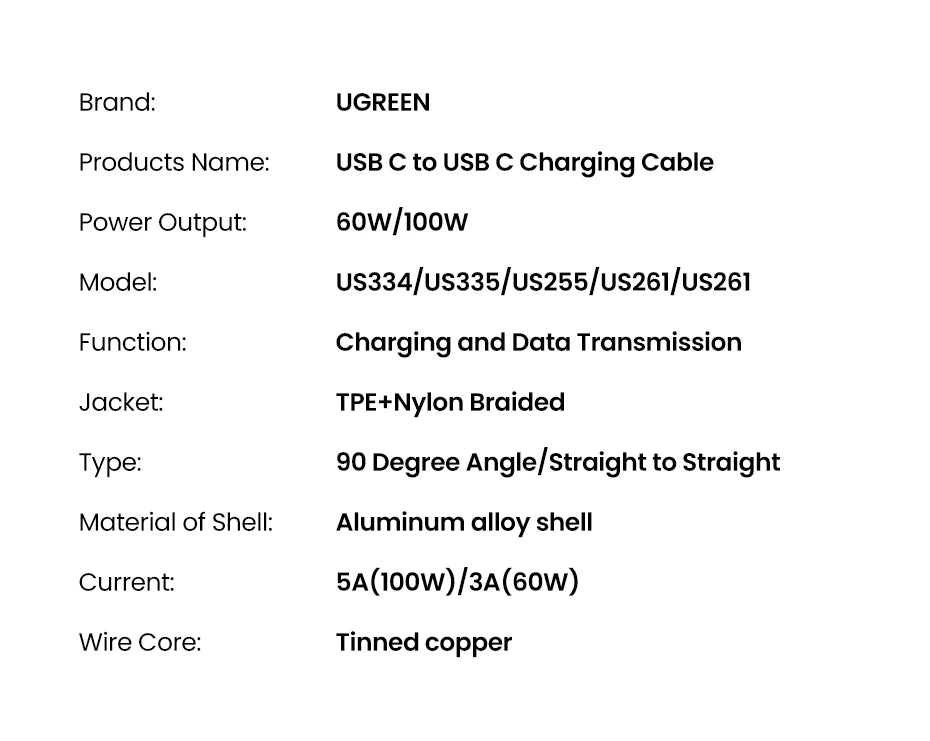 CowLost | ugreen-usb-type-c-to-usb-c-cable-100w |18