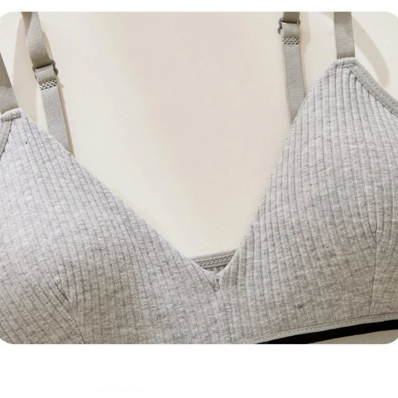 CowLost | product_id-women-s-cotton-wire-free-push-up-tube-top-bra-with-adjustable-straps-solid-color |13