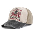 CowLost | unisex-washed-cotton-cap-skull-print-distressed-baseball-cap |10