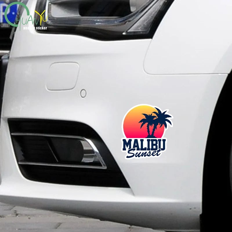 CowLost | personality-malibu-sunset-car-sticker-decal-pvc |3