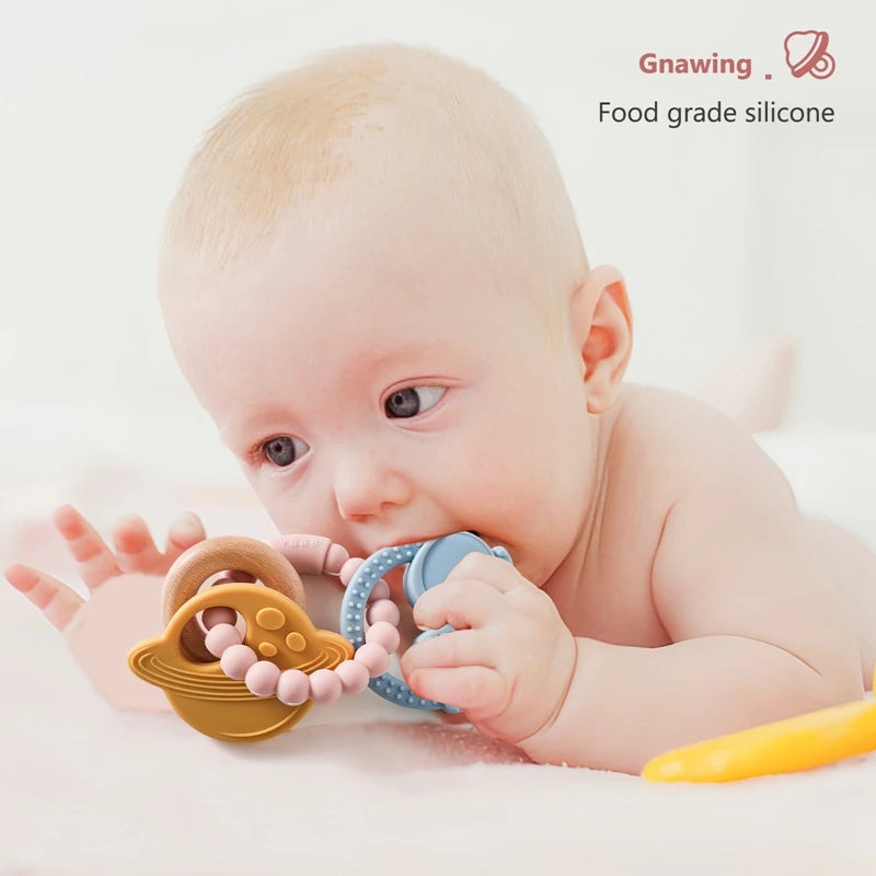 CowLost | baby-transport-accessories-silicone-baby-teether-1pc-food-grade-0-12-months-toy |7