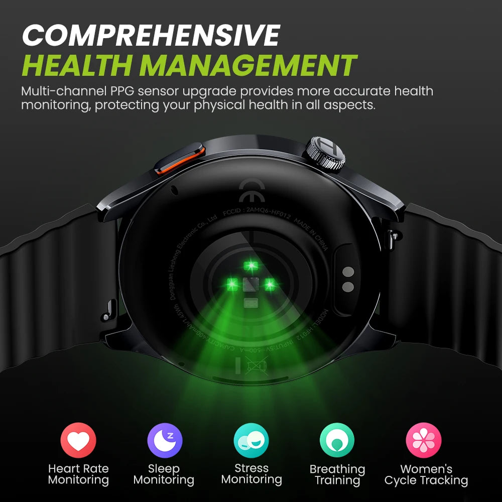 CowLost | haylou-watch-4s-gps-smartwatch-1-43-hd-amoled-display |5