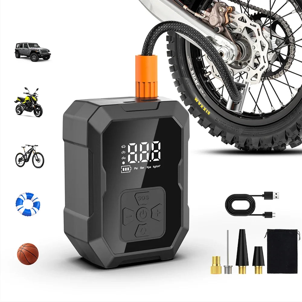 CowLost | motorcycle-tires-product_id-yiju-portable-wireless-electric-tire-inflator-pump-for-car-motorcycle-bicycle-sports-balls |1