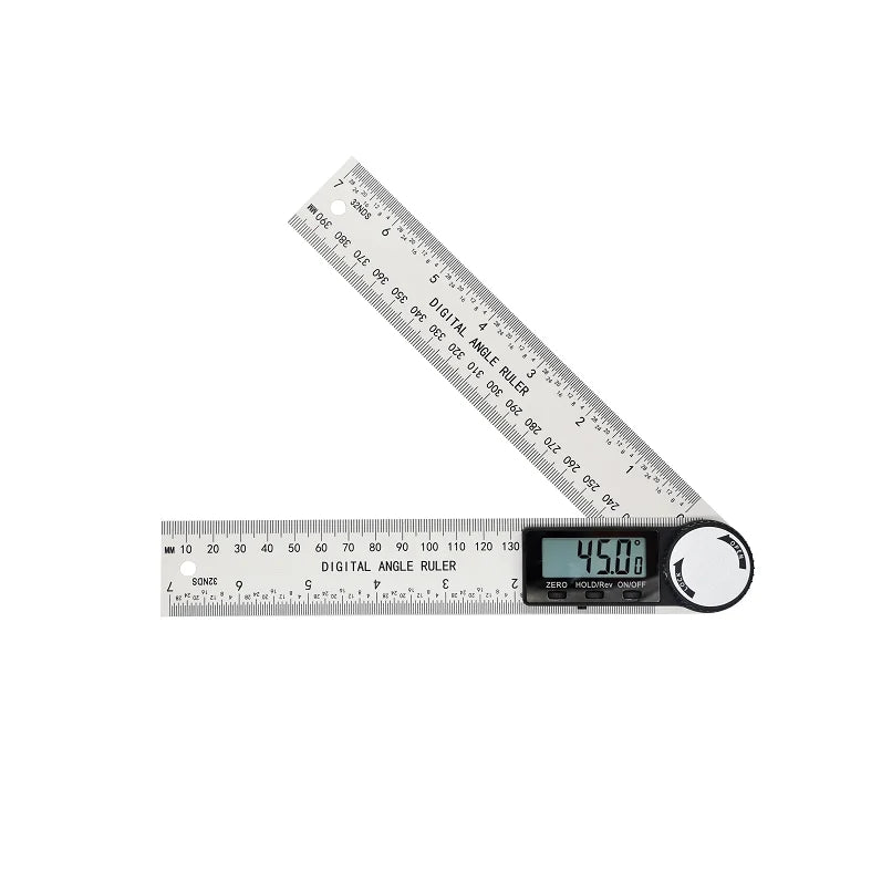 CowLost | homefish-1-pc-2-in-1-digital-angle-detector-scale-suitable-for-woodworking-mutifunction-tools-measurement-tools-high-accuracy |10