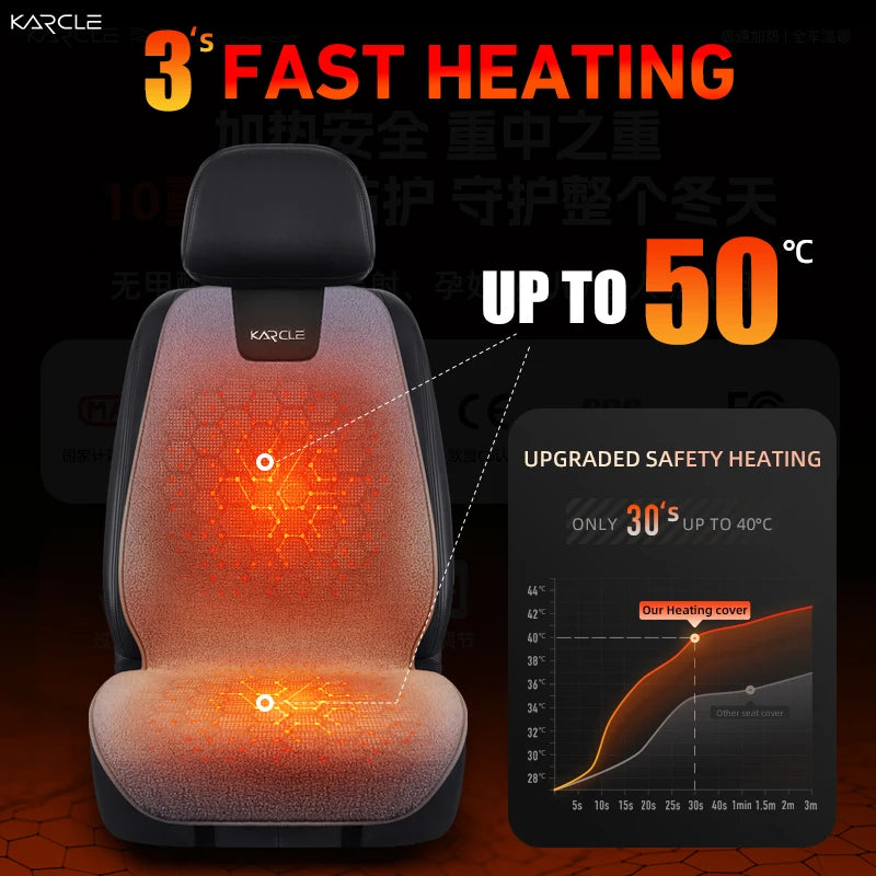CowLost | heated-car-seat-cover-fleece-graphene |2