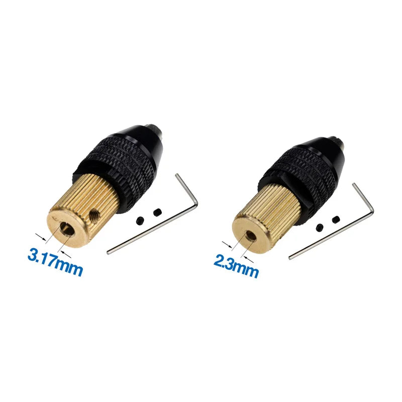 CowLost | product_id-mini-electric-motor-shaft-quick-release-keyless-drill-chuck-clamp-2-3-3-17mm-adapter-holder |4