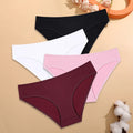 CowLost | activewear-pants-4pcs-womens-low-waist-cotton-seamless-stretchy-panties-set |18