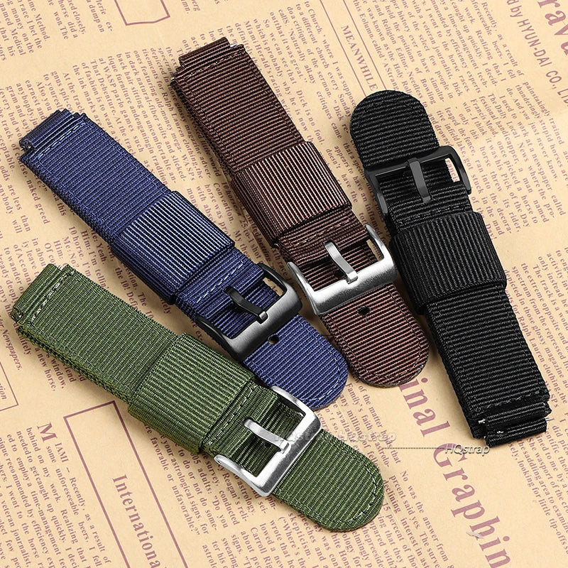 CowLost | 16mm-18mm-nylon-strap-for-casio-ae-1200-1300-f-108-sgw-300-400-500-w-800h-canvas-watch-band-quick-release-mens-accessories-belt |4
