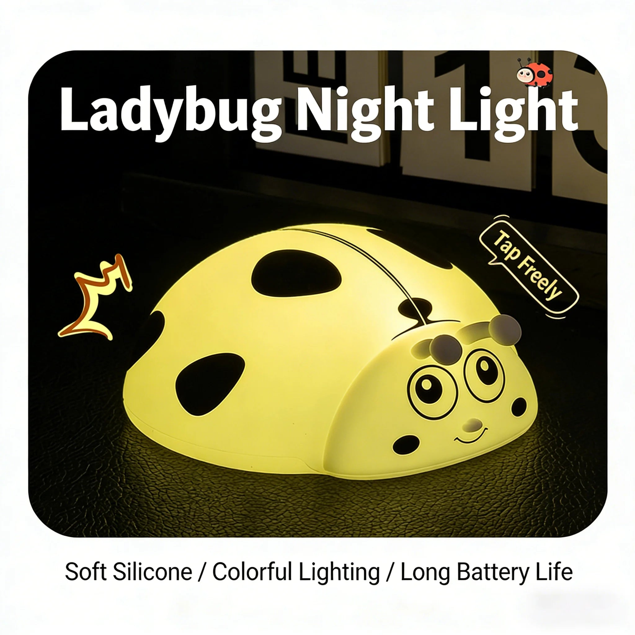 CowLost | product_id-kfvc-rechargeable-touch-control-ladybug-silicone-night-light-for-nursery |7