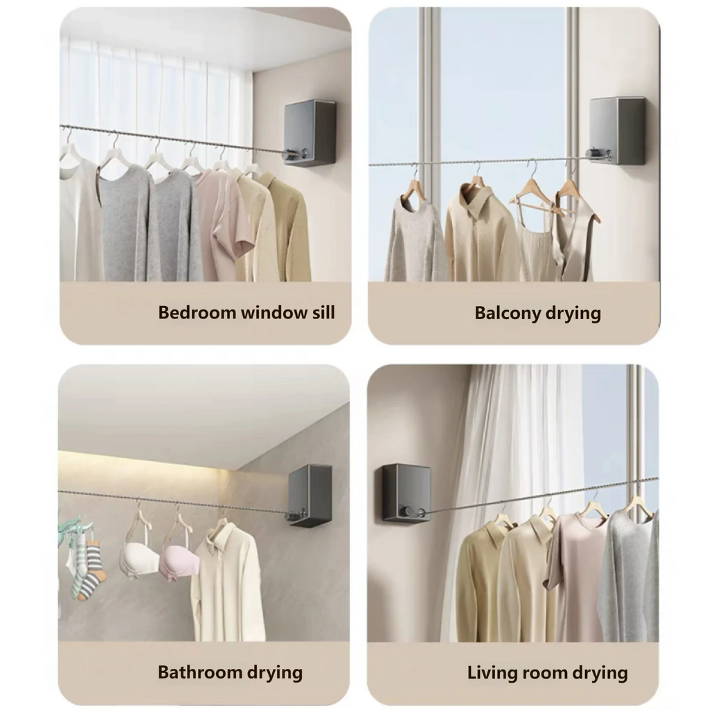 CowLost | paint-product_id-retractable-stainless-steel-space-saving-clothesline-drying-rack |5