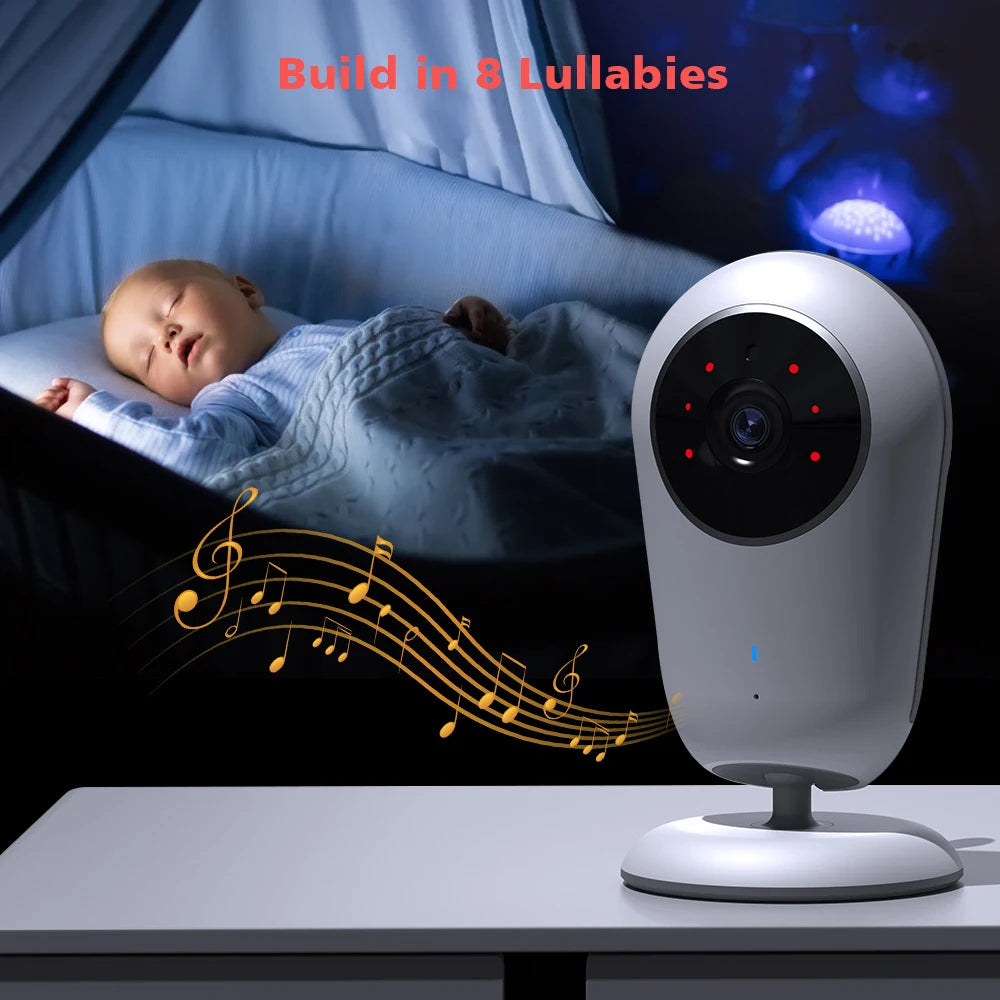CowLost | 4-0-inch-video-baby-monitor-camera-3x-digital-zoom-two-way-audio-auto-night-vision-720p-hd-security-camera-babysitter-vb615 |5