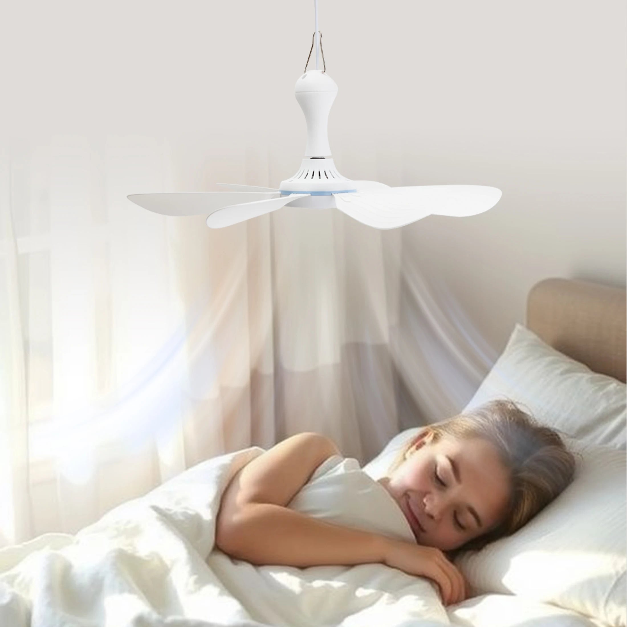 CowLost | product_id-silent-6-blade-usb-ceiling-canopy-fan-with-remote-control-4-speed-hanging-fan-for-camping-bed-dormitory-tent |5