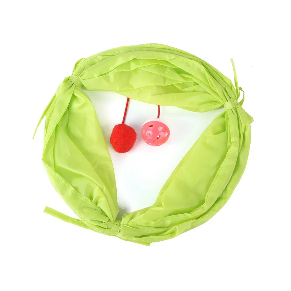 CowLost | cat-treats-cat-tunnel-toy-with-2-holes-and-balls-for-pets |2
