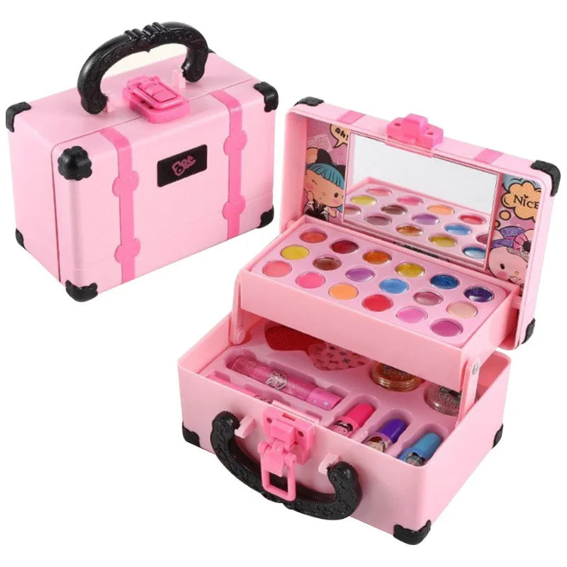 Kids Princess Makeup Play Set Non-Toxic Cosmetic Toy for Girls